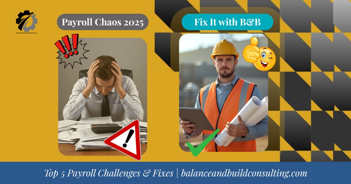 Construction payroll checklist covering classification, overtime, and certified payroll